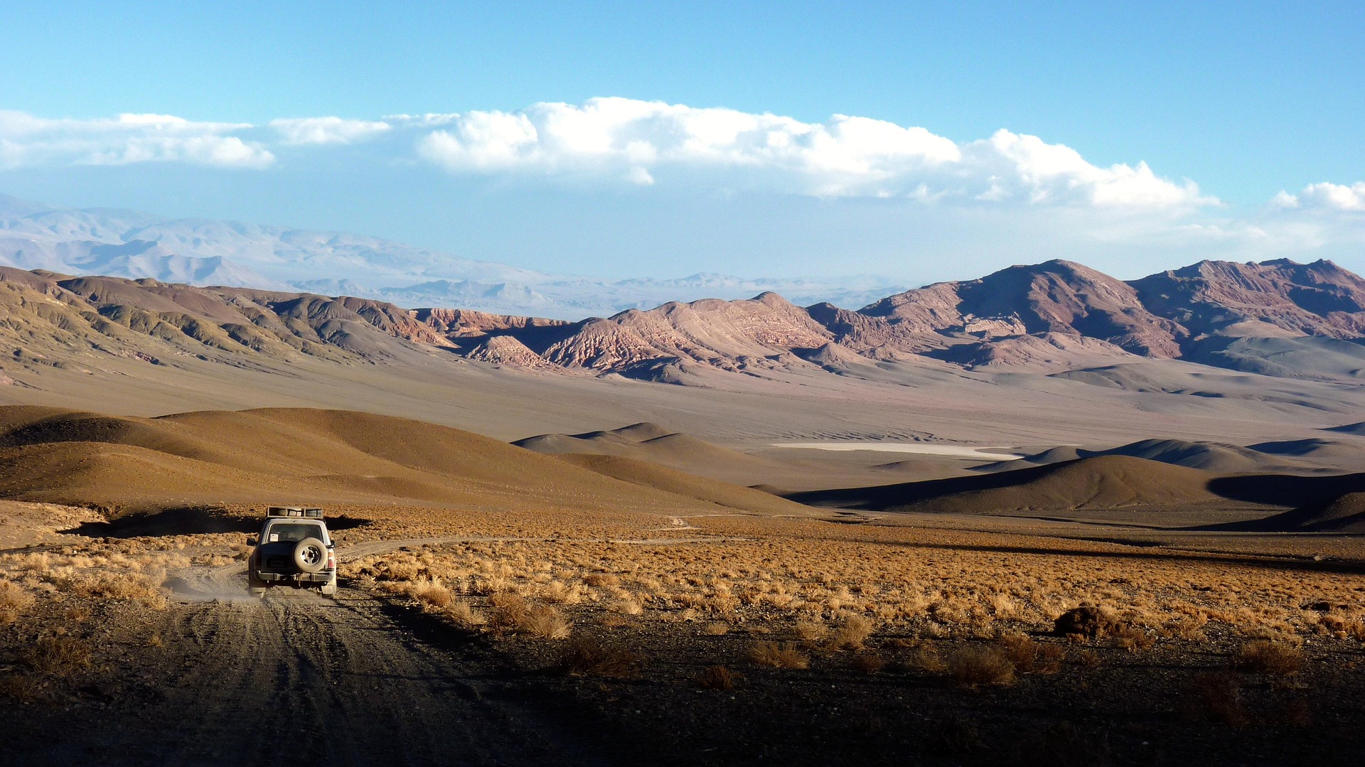 Argentinische Landschaft bei Sonnenuntergang